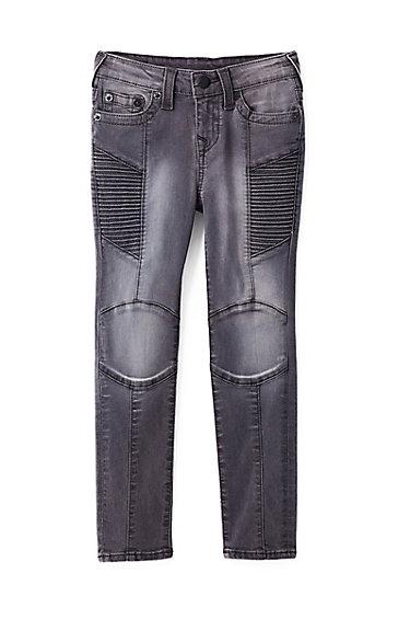 Rocco Moto Toddler/little Kids Jean | Cement Path | Size 2t | True Religion