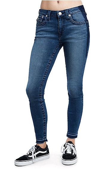 Women's Curvy Skinny Fit Jean | Indigo Shadows | Size 25 | True Religion