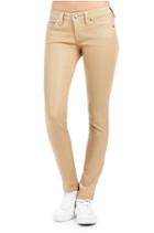 Women's Skinny Fit Luster-coated Khaki Jean | Incense | Size 23 | True Religion