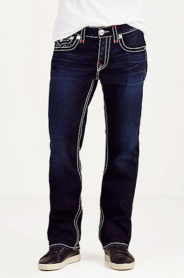 True Religion Hand Picked Straight Red Weft Super T Mens Jean