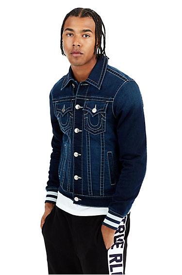 Trucker Mens Jacket | Moonlight Road | Size X Large | True Religion