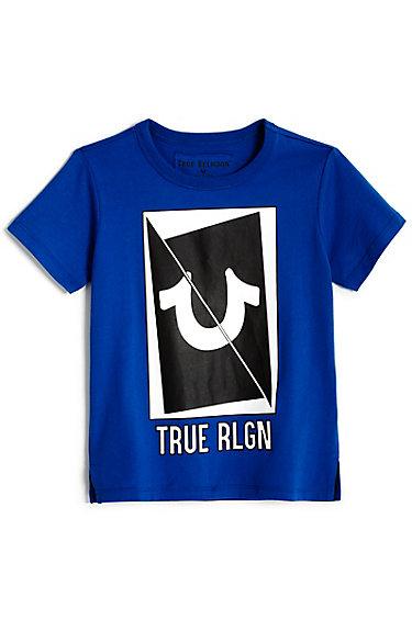 Toddler/little Kids Long Sliced Hs Tee | Royal Blue | Size 2t | True Religion