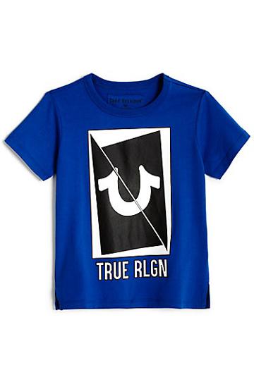 Toddler/little Kids Long Sliced Hs Tee | Royal Blue | Size 2t | True Religion