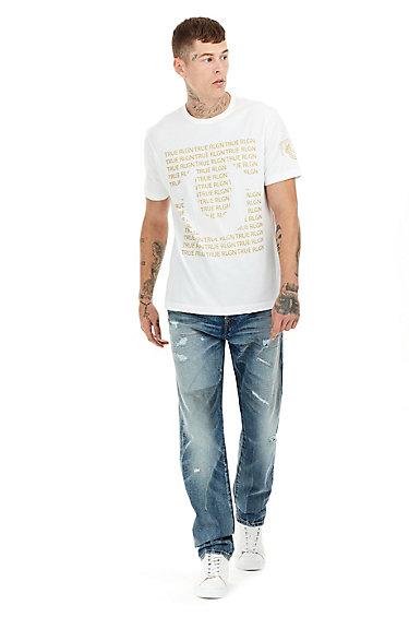 Tr Repeat Mens Tee | White  | Size Medium | True Religion