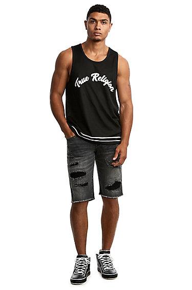 Geno Slim Mens Short | Dark Courtside | Size 28 | True Religion