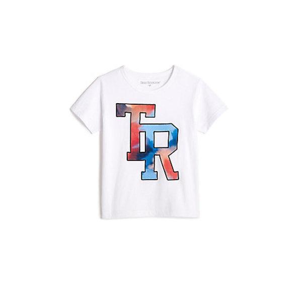 Toddler/little Kids Watercolor Embroidered Graphic Tee | White | Size 3t | True Religion