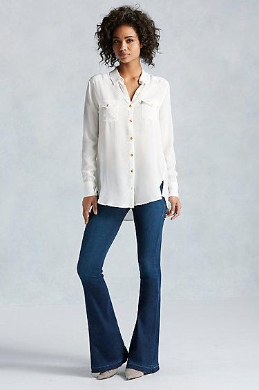 True Religion The Runway Flare Legging - Boho Indigo