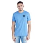 Mens Metallic Puff Print Logo Tee | Monsoon | Size Small | True Religion