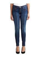 Womens Seam Stripe Halle Super Skinny Jean | Polished Navy | Size 23 | True Religion