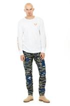 Mens Mixed Camo Logan Slim Pant | Mix Territory | Size 28 | True Religion
