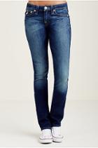 True Religion Slim Straight Womens Jean - Island Song