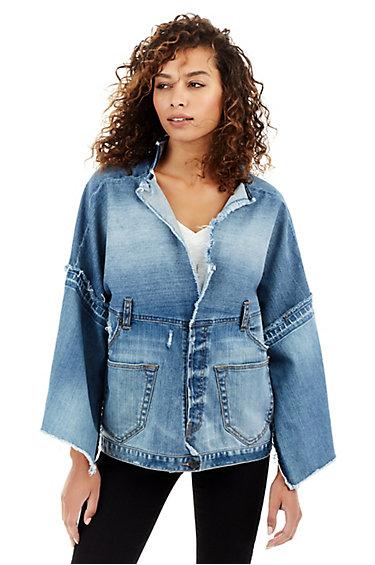 Women's Deconstructed Jacket | Old Spirit | Size X Small | True Religion