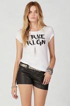 True Religion Joey Leather Short - Black