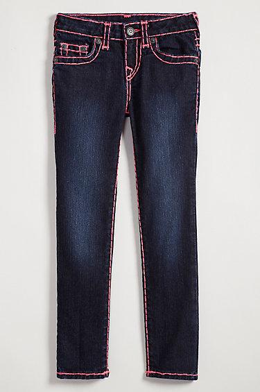 True Religion Casey Super Skinny Super T Kids Jean - Lbl Lightning Bl
