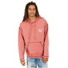 Raw Edge Pullover Mens Hoodie | Space Mauve | Size Small | True Religion