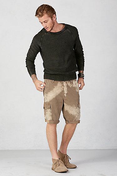 True Religion Dean Cargo Mens Short - Gravel/natural