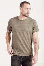 True Religion Mock Twist Crew Mens Tee - Faded Olive