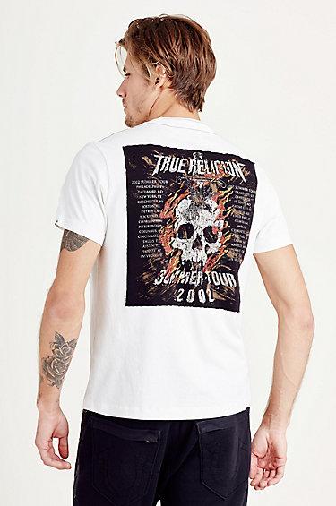 True Religion Summer Tour Mens Tee - Optic White