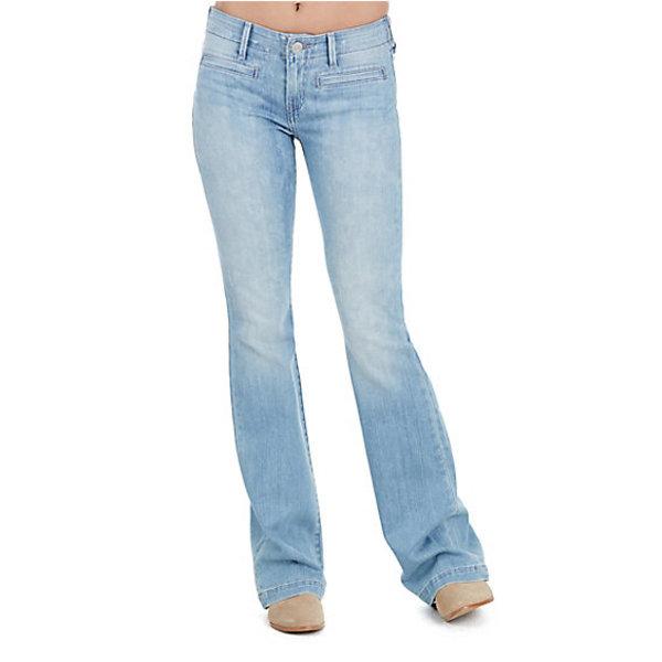 Nikki Mid Rise Flare Womens Jean | Light Tanzanite | Size 26 | True Religion