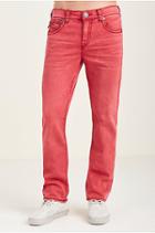 Ricky Straight Super T Mens Jean | Ruby Red | Size 42 | True Religion