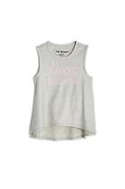 Kids High Low Tank Top | Grey | Size Small | True Religion