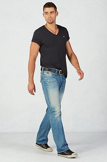 True Religion Ricky Straight Quick Fade Mens Jean - Slow Cruisin