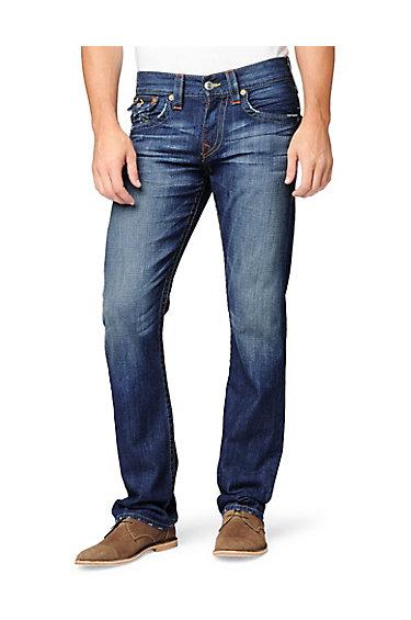 True Religion Ricky Straight Vintage Mens Jean - Desert Drought