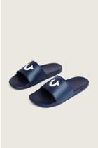 Tr Slide Shoe | Navy/white  | Size 7 | True Religion