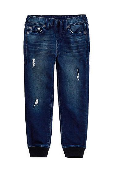 Toddler/little Kids Indigo Jogger | Busted Wash | Size 2t | True Religion