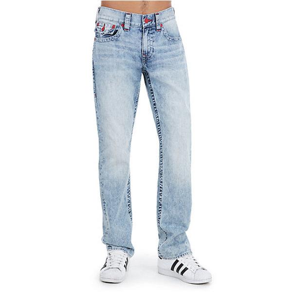 Men's Straight Fit Natural Stitch Jean | Rocky Mist | Size 31 | True Religion
