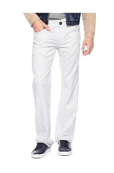 True Religion Ricky Straight Twill Mens Pant - White