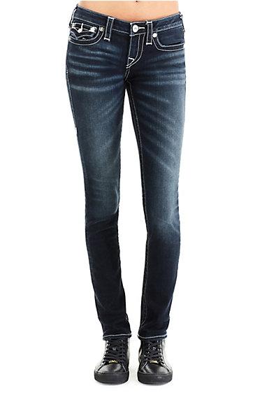 Skinny W/ Flap Womens Jean | Divine Hue | Size 34 | True Religion