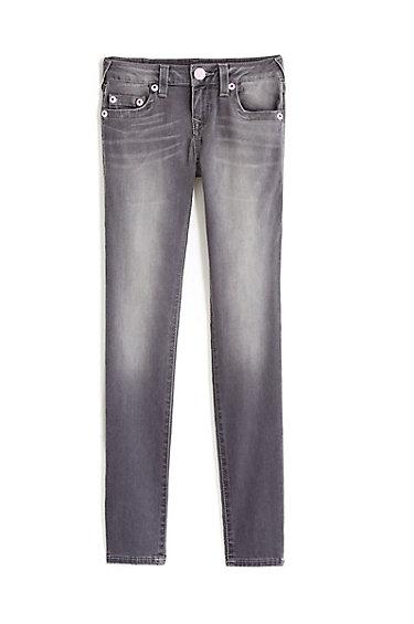 Casey Super Skinny Kids Jean | Grey | Size 14 | True Religion
