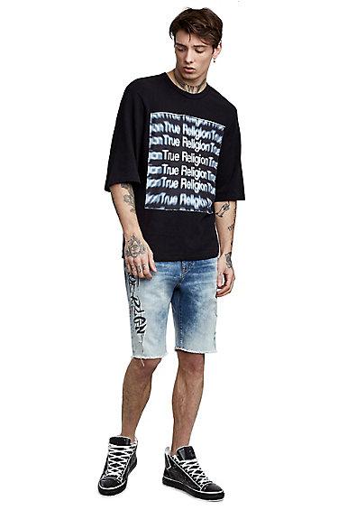 Logan Mens Short | Dark Alley Art | Size 28 | True Religion