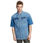 Mens Elongated Cut-off Turner Denim Jacket | Fbpm Westminster | Size Medium | True Religion