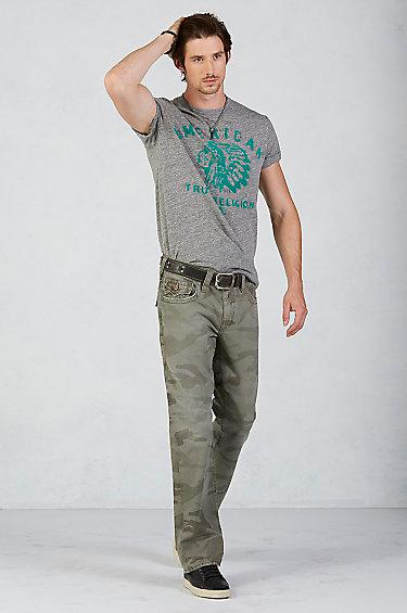 True Religion Ricky Straight Camo Mens Pant - Deringer