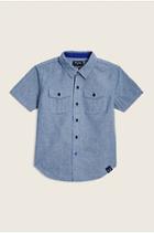 02 American Toddler/little Kids Woven Shirt | Chambray | Size 2t | True Religion