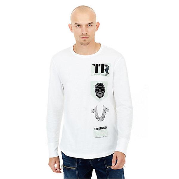 Warped Vision Mens Tee | White | Size X Small | True Religion