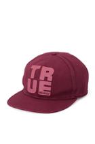 True Religion Felt Appliques Baseball Cap - Ox Blood