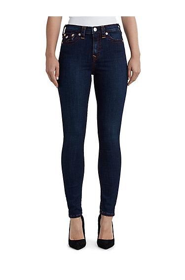 Women's Super Skinny Fit Big T High Waisted Jean | Body Rinse | Size 23 | True Religion