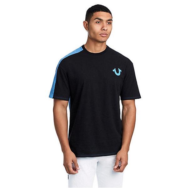 Void Tactics Mens Two Tone Buddha Tee | Anthrazit | Size Medium | True Religion