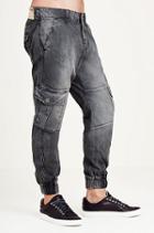 True Religion Cargo Mens Runner - Jet Black