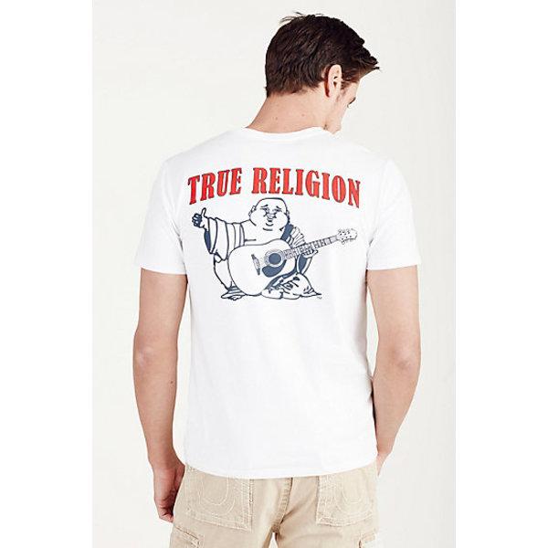 Buddha Logo Mens Tee | White | Size Small | True Religion