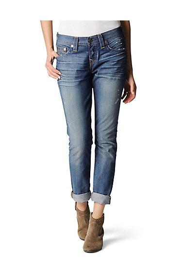 True Religion Brianna Core Boyfriend Jean - Tumbleweed