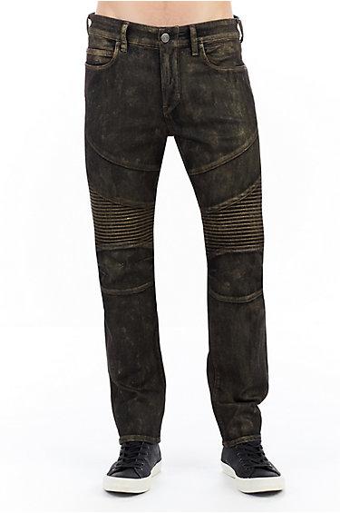 Mens Rocco Skinny Moto Jean | Golden Nights | Size 31 | True Religion