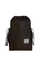 Nylon Drawstring Backpack | Black | True Religion