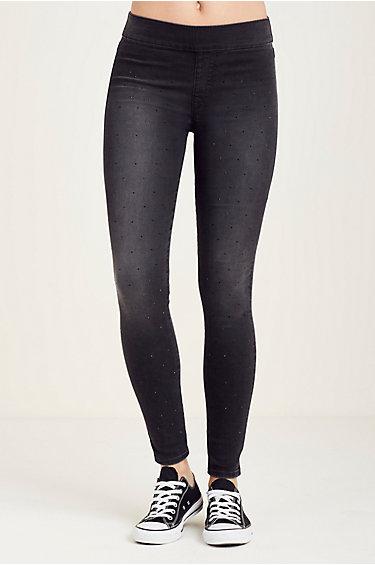 Starlet Crystal Womens Legging | Years Away | Size Large | True Religion