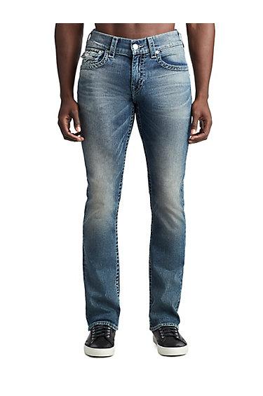 Mens Big T Straight Jean W/ Flap | Fesd Golden Sky | Size 27 | True Religion