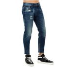 Finn Frayed Skinny Mens Jean | Worn Azul | Size 29 | True Religion