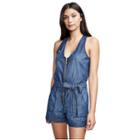Women's Zip Front Romper | Body Rinse | Size Small | True Religion